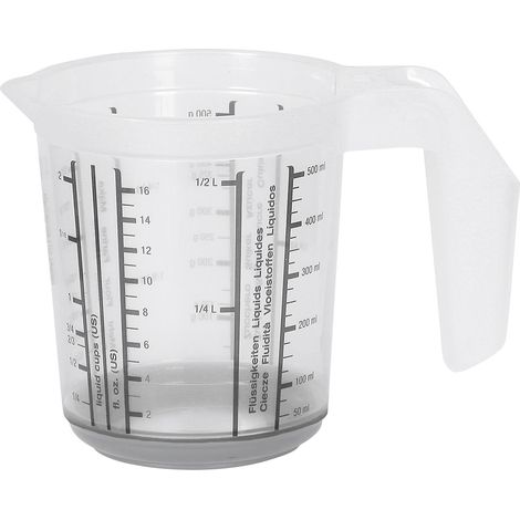 Lumarko Pichet de mesure nordique gris 500 ml ergonomique