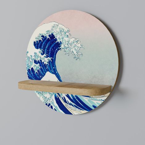 THE GREAT WAVE Rundes Regal (1/5)