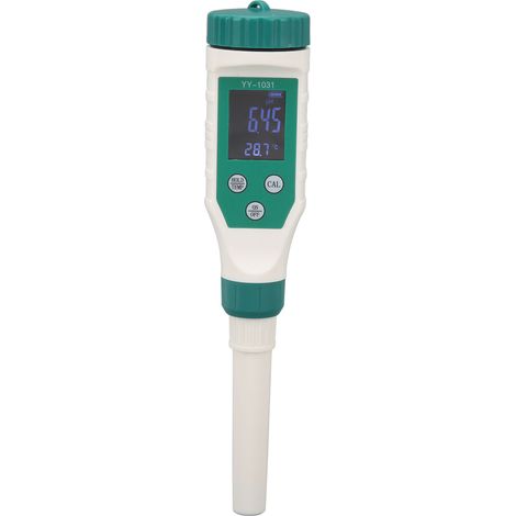 Medidor de pH Bluetooth, cabezal plano, identificación automática, resistente al agua IP67, prueba de acidez de la piel, medidor de pH para pastas (1/5)