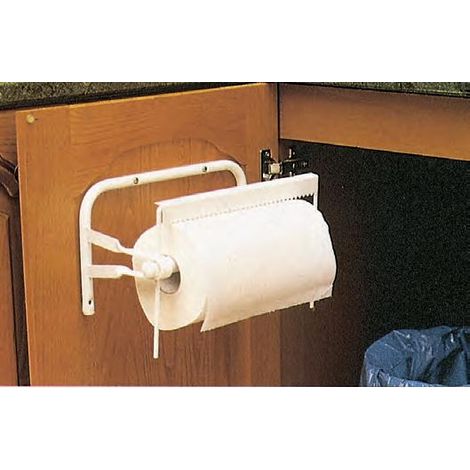 Supporto ad anta bobine carta dispenser porta rotolo portarotolo per cucina 32cm (1/2)