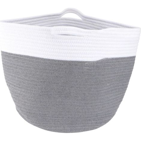 YMYNY PC Panier De Rangement Corde Panier Tissé Panier De Rangement Rond En Coton Panier À Linge Tissé Paniers De Rangement Pour La Maison Paniers De Bébé Pour Le Stockage Panier De