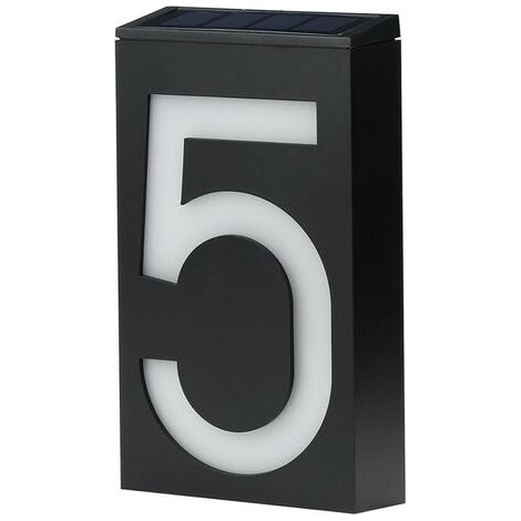 Lampes solaires numérotées, lampes numériques numérotées (5)-AquaForge