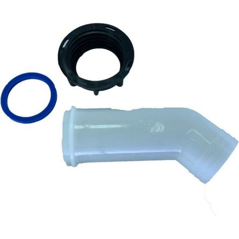 Tuyau de vidange d'extension - - 60 cm - Pour réservoir IBC 1000 litres - Bouchon de robinet - Raccord de vanne (1/4)