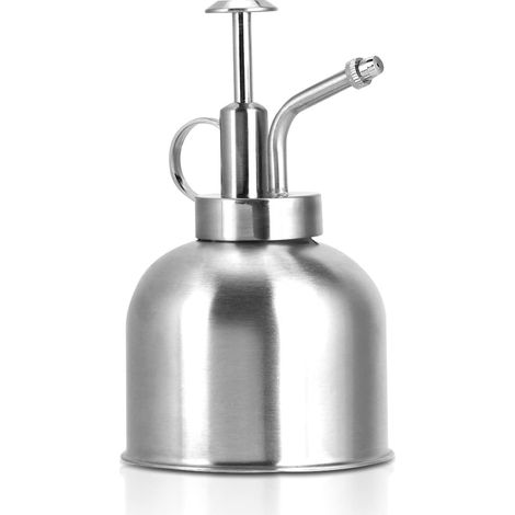 Pflanzensprüher, Indoor-Sprinkler mit Pumpe für Zimmer- und Gartenpflanzen, Blumen, Orchideen, Bonsai (Silber)
