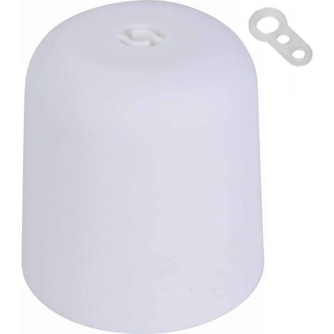 Rosetón de enmascaramiento BLANCO. Cubre techo para la lámpara.