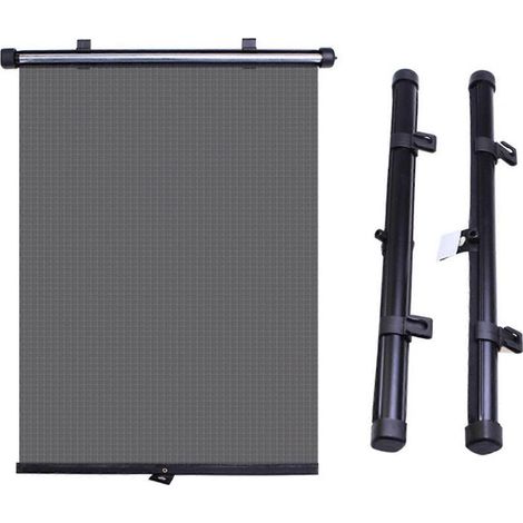 Lot de 2 stores enrouleurs pour voiture, compatibles avec la plupart des SUV. Accessoire de style automobile. (1/5)