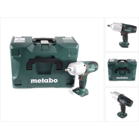 Boulonneuse à chocs METABO 18V 600Nm + coffret METALOC SSW 18 LTX 600 (sans batterie) (1/5)
