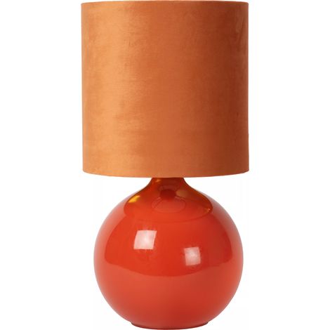 Lampada da tavolo Esterad arancio vetro E14 Lucide (1/5)