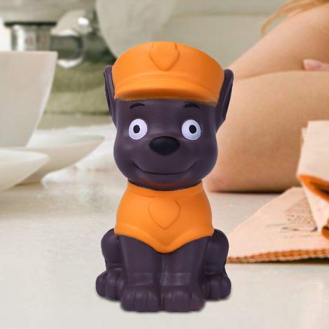 Adorable jouet pour chiot à remontée lente, anti-pression, doux et moelleux, au goût de café. (1/5)