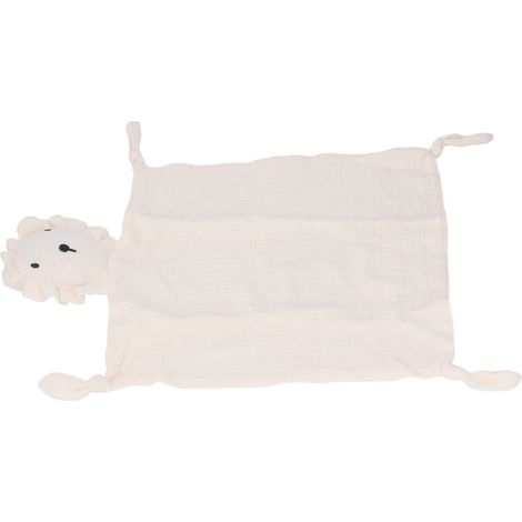 Couverture de sécurité pour bébé, douce et lavable en machine, en peluche de coton, jouet câlin pour tout-petits garçons et filles. (1/5)