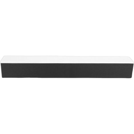 Étagère murale flottante magnétique sans perçage en acier carbone pour salle de bain et cuisine, fixation puissante, blanche, 43x6x6cm (1/5)