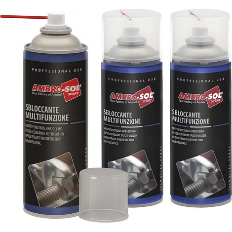 3 Bombolette Sbloccante Svitol multifunzione lubrificante in bomboletta spray da 400ml (1/5)