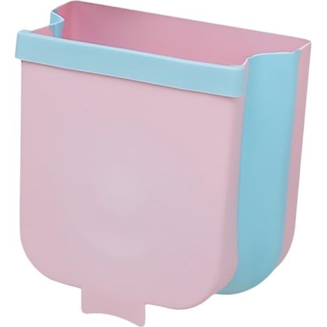 Poubelle Suspendue Cuisine Pliable Rose Clair Raclette, Corbeille à (1/5)