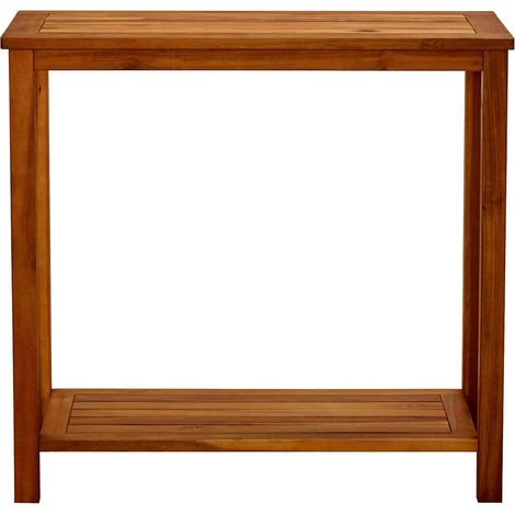 Maison Exclusive - Mesa consola de jardín madera maciza de acacia (1/5)