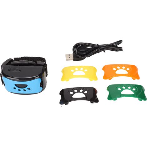 Collier anti-aboiement pour chien, 2 modes, rechargeable, étanche, verrouillage automatique, ergonomique et réglable. (1/5)