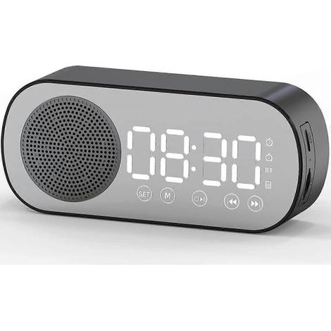 Radio-réveil numérique, haut-parleur HiFi Bluetooth et radio FM (1/4)