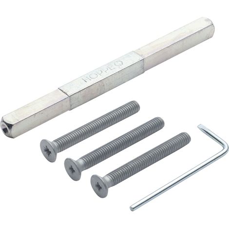 HOPPE Befestigungsset zu Drückergarnituren, Türstärke 112 - 117 mm ÖNORM