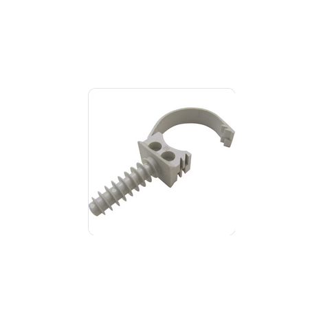 CLIP D.25mm FIXATION DES GAINES DANS LES MATÉRIAUX PLEINS OU CREUX COURANT 85190093 (1/2)