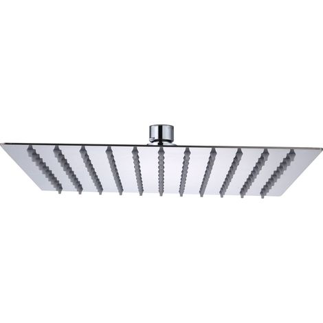 SOFFIONE DOCCIA INOX QUADRO 250X250 MM GROENLA- 1,0 pz