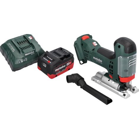 Scie sauteuse sans fil Metabo STA 18 LTX 100 18 V 100 mm Brushless + 1 batterie LiHD 5,5 Ah + chargeur