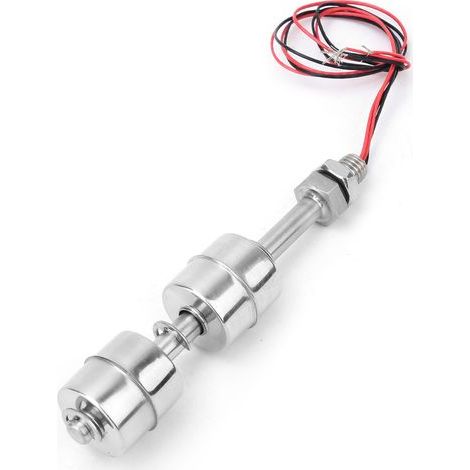 Commutateur de capteur de contrôleur de niveau d'eau de commutateur de flotteur de double boule d'acier inoxydable (100mm) (1/5)