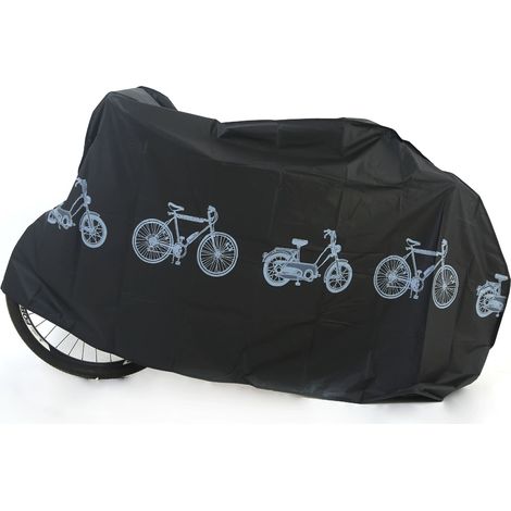 (Noir)Housse de protection imperméable pour vélo, 200X100cm Protection pour vélo Anti Poussière, voiture électrique