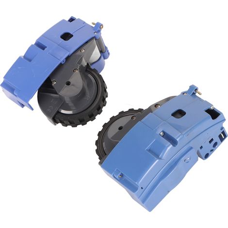 Paire de modules de roues motrices droite et gauche pour aspirateurs Roomba séries 500, 600, 700, 800, 900, 880, 870, 871, 885, 880, 860, 861 et 875 (bleu). (1/5)