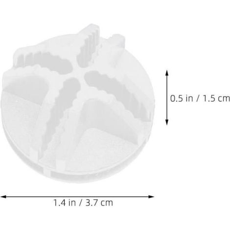 Boucle De - Connecteur Plastique Pour Cage Et Etagere - Usage Interieur - 30 Pieces (1/4)