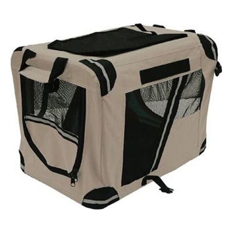TrendLine Transportbox Beige 70 x 52 x 52 cm Hundetransportbox Tiertransportbox