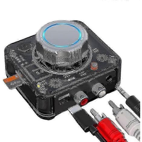Adaptateur récepteur Bluetooth 5.0 avec carte TF, RCA et entrée auxiliaire 3,5 mm pour haut-parleurs de voiture, casques et chaîne hi-fi. (1/5)