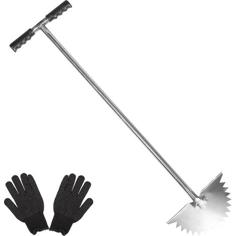 Coupe-Bordures Manuel pour Pelouse Poignée Longue en Acier Inoxydable, Outil de Jardin Portable pour Trottoirs, Aménagement Paysager et Entretien des Bordures de Jardin (1/5)