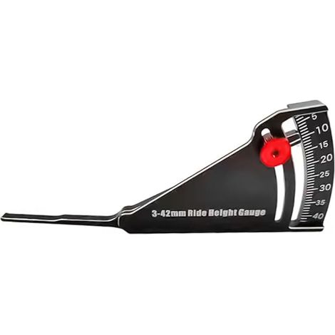 RC Car Body Height Gauge Aluminum RC Camber Gauge 3-42mm for 1/8 1/10 Scale RC Buggy Truck (1/5)