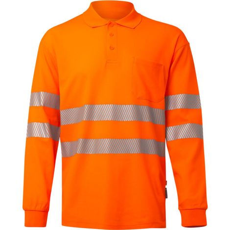 POLO ALGODÓN ML RS NARANJA FLÚOR L (1/4)