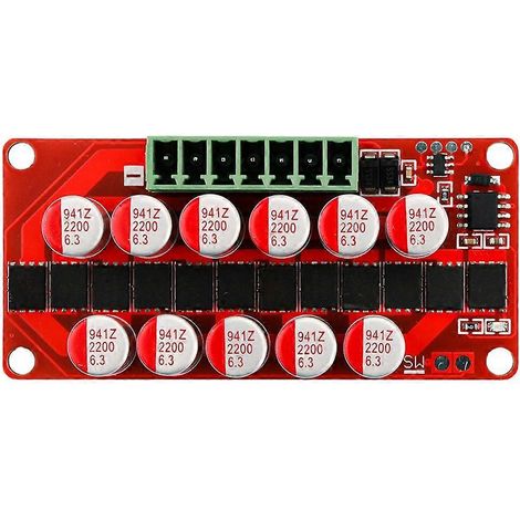 Module d'égalisation 6S pour batteries Li-FePO4 et Li-Ti2O4, égaliseur 6A haute intensité, module actif 6S6A. (1/5)