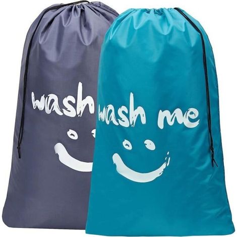 Bardusch - Sacs à linge de voyage - YSTP - Lot de 2 - Tissu Oxford 210D - 70x100cm - Grande capacité (1/4)