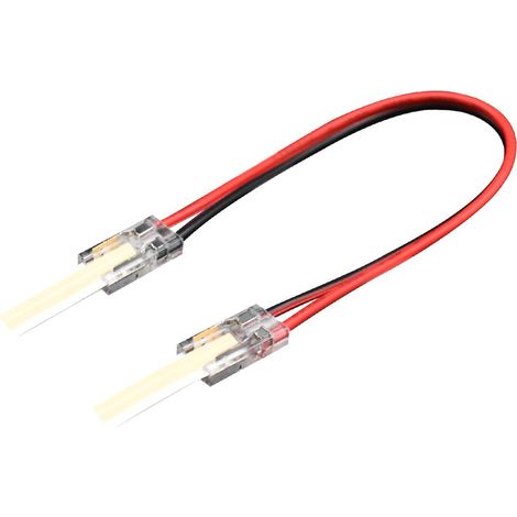 Strip Verbinder Kabel 6mm 2Pin für einfarbige COB LED-Streifen IP20 DC24V/3,5A (1/3)