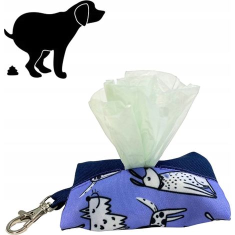 Estuche para correa, contenedor para dispensador de bolsas para excrementos de perro (1/5)