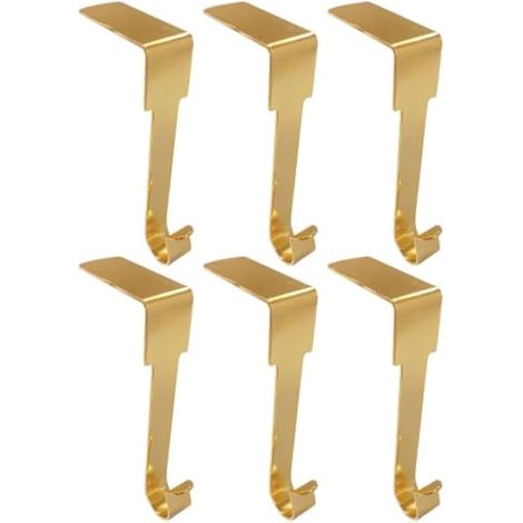 Lot de 6 supports de chaussettes de Noël pour couronne de cheminée (1/5)