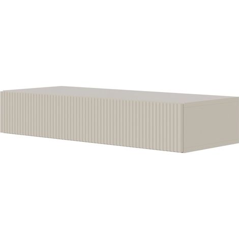 Selsey Veldio Consolle sospesa con cassetto - 90 cm - Beige grigio