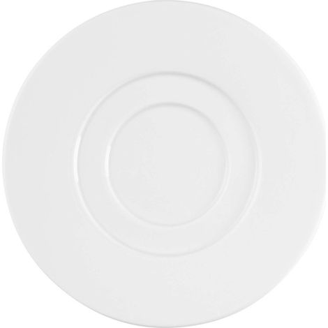 Empileo Cafetière Blanc soucoupe à thé 150 mm - Finedine (1/5)