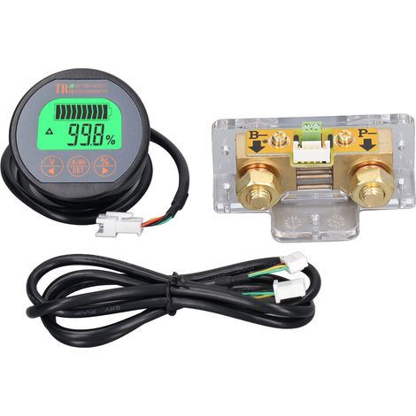 Wasserdichter 8-120V 500A Batteriemonitor, Spannungsanzeige mit Verpolungsschutz, präzises Voltmeter für Wohnmobile und Boote. (1/5)