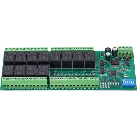 12-Kanal-Relaismodul mit Überspannungsschutz, 12 optisch isolierten Eingängen, 24-V-Hardware-Reset-Relaisplatine (1/5)