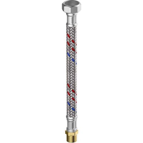 Flamco Meiflex Manguera blindada MS-Ans. S/H/K 1 1/4 pulgada IG x 1 1/4" AG, 1000 mm, M5725.1142.100