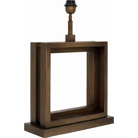 Lampe à poser bronze au design sculptural - bronze (1/2)