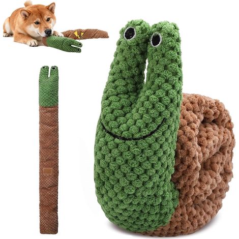 Jouet Chien, Peluche Doudou pour Chien Interactif Et Éducatif, Jeu Intelligence Chiens avec Friandises, Facile à Nettoyer, Cadeau Parfait pour Tous Les Chiens (1/5)