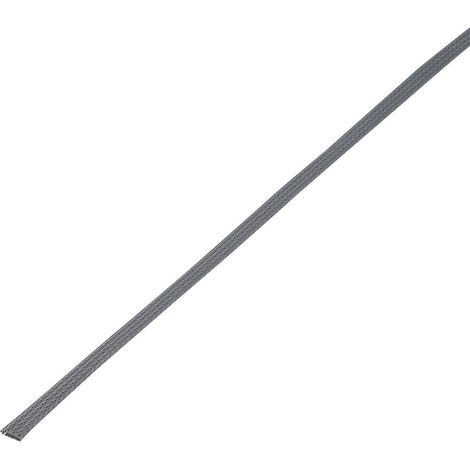 GUAINA INTRECCIATA GRIGIO PET 8 FINO A 14 MM TRU COMPONENTS 1572551 CBBOX0915-GY 10 M (1/2)