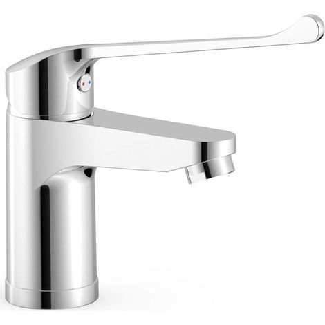 Mitigeur lavabo Manette medicale Chromé - TRES 2161030111 (1/2)