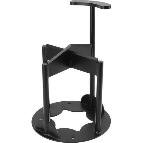 Rajadora de leña con asa de transporte – Rajadora de leña manual – Ideal para acampar, barbacoas y picnics (negra) (1/5)