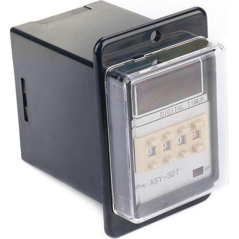 Relais temporisé multifonctionnel à affichage LED numérique 0,01-999 5A (110 V CA), 24 V CC / 110/220 V CA (1/5)