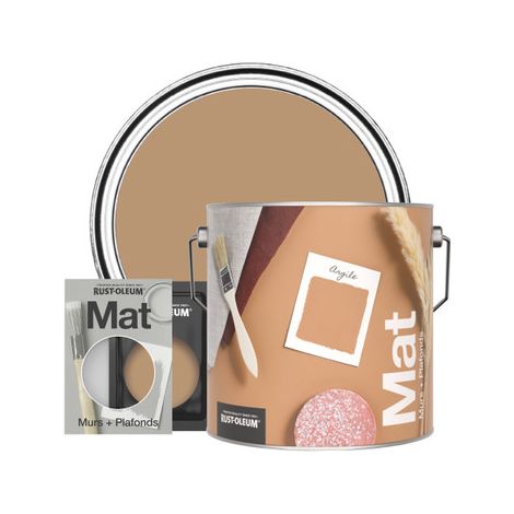Rust-Oleum Peinture pour murs et plafonds mate lessivable - Argile (1/3)